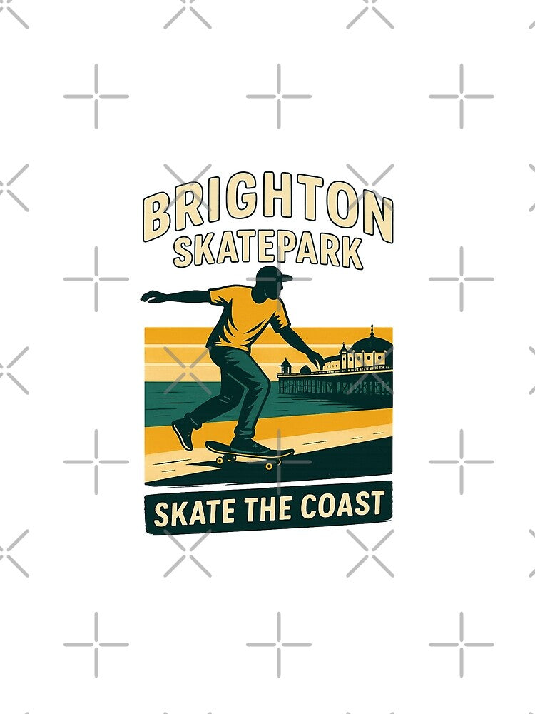 Brighton Skatepark Skate The Coast Series STC05 by MerchByCraig T-Shirts, Hoodie, Sweatshirt | BlankRebels.com (Image 2)
