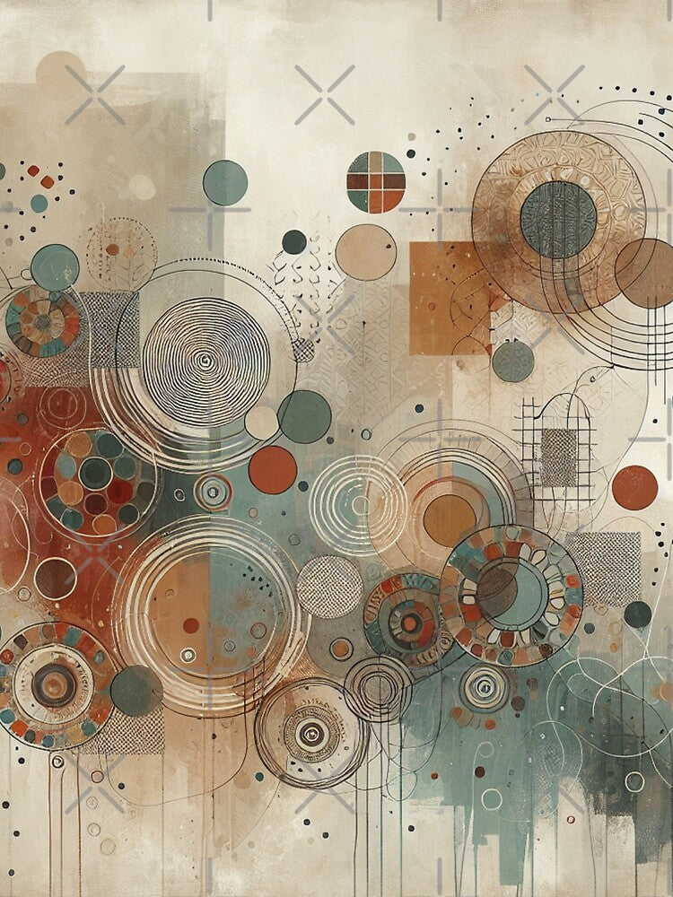 Boho Abstract Background - 30 by Acabee T-Shirts, Hoodie, Sweatshirt | BlankRebels.com (Image 2)