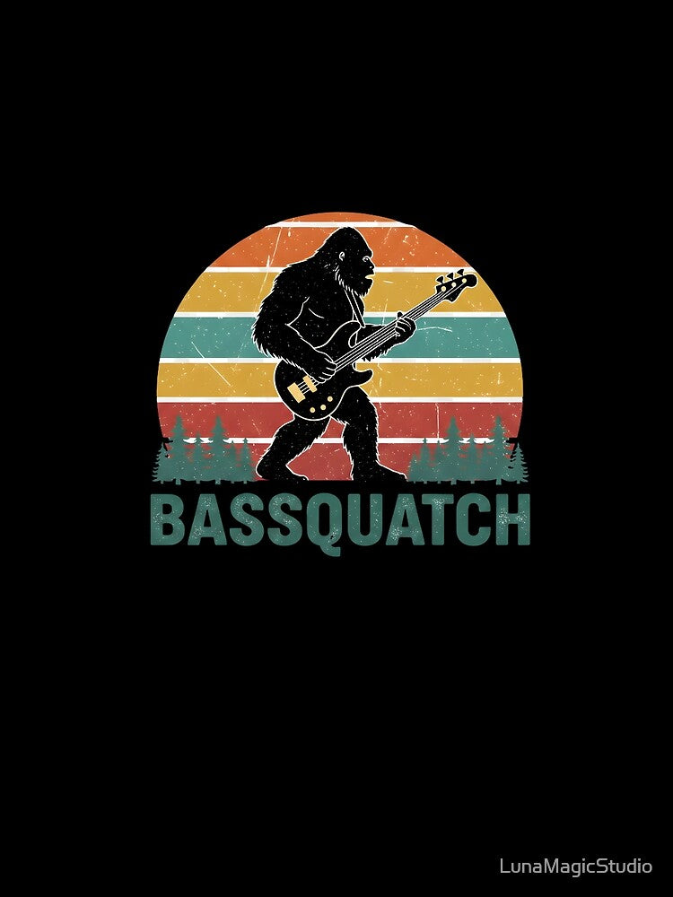 Bassquatch Bass Guitar by LunaMagicStudio