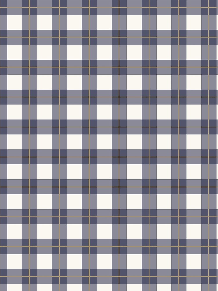 Gingham Pattern with Gold Stripe by NolkDesign T-Shirts, Hoodie, Sweatshirt | BlankRebels.com (Image 2)