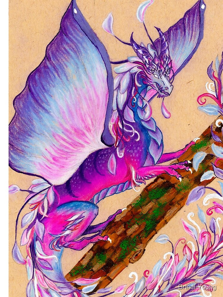 Wisteria Dragon by Brindi-Young T-Shirts, Hoodie, Sweatshirt | BlankRebels.com (Image 2)