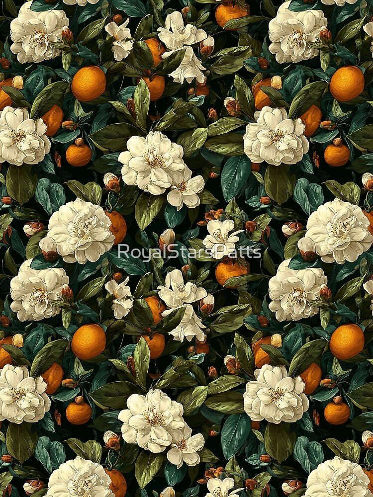 Minimalistic Gardenias Print - Flower Floral Pattern  - Gift Sets For Women by RoyalStarsPatts T-Shirts,... (Image 2)
