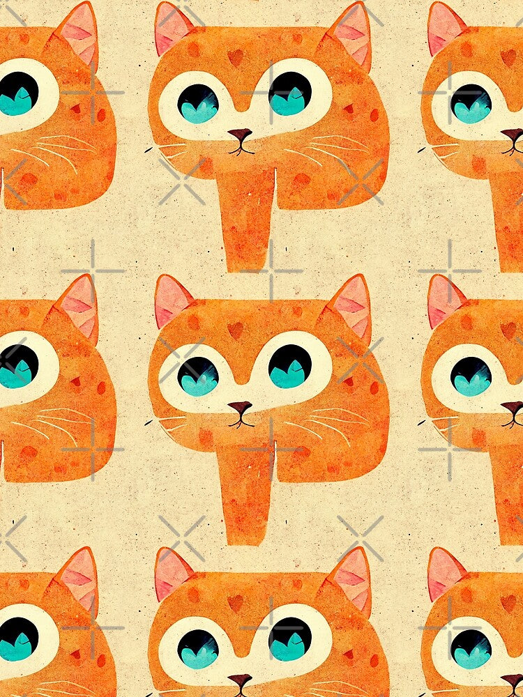 Cute Cat Pattern 39 Regular Grid T-Shirts, Hoodie, Sweatshirt