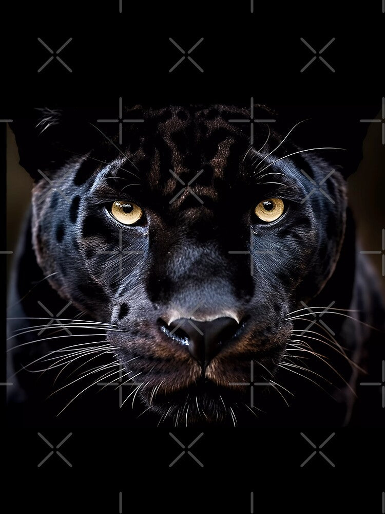 Mesmerizing Gaze - Powerful Black Panther with Piercing Eyes by SweetWhiskers T-Shirts, Hoodie, Sweatshirt (Image 2)