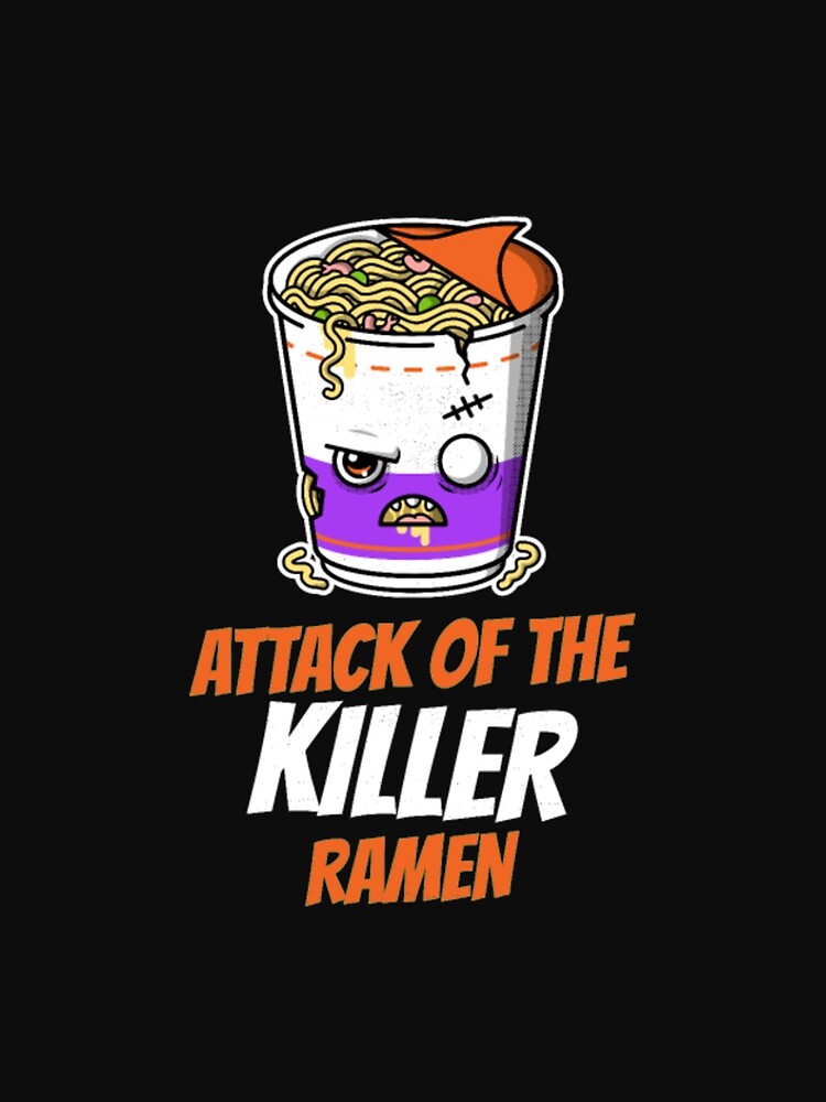 KILLER Ramen Happy Halloween Scary by Clavitaps T-Shirts, Hoodie, Sweatshirt | BlankRebels.com (Image 2)