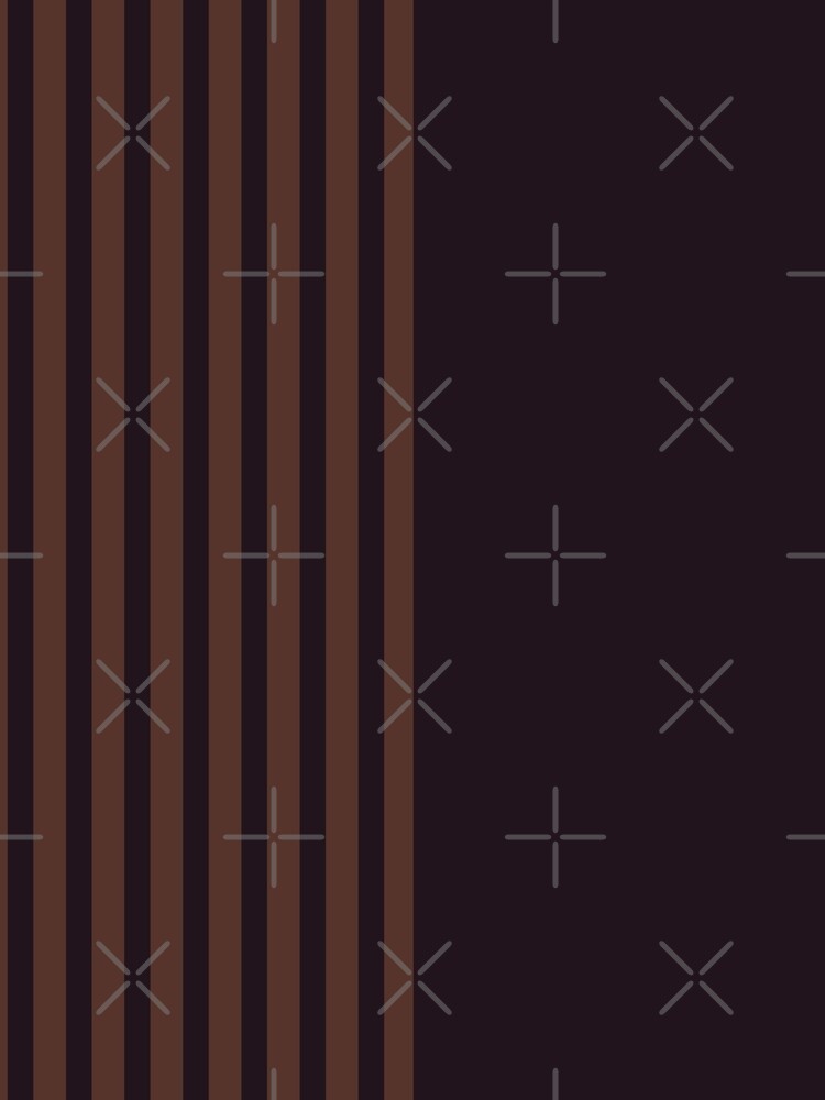 minimalist stripes in brown and black dark academia by neopop T-Shirts, Hoodie, Sweatshirt | BlankRebels.com (Image 2)