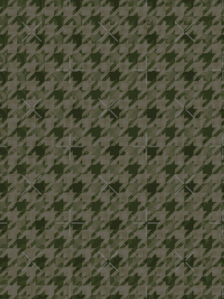 HOUNDSTOOTH CAMOUFLAGE GREEN by Aries Custom T-Shirts, Hoodie, Sweatshirt | BlankRebels.com (Image 2)