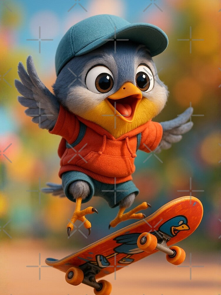 Skater Northern Parula by Sillytoe T-Shirts, Hoodie, Sweatshirt | BlankRebels.com (Image 2)