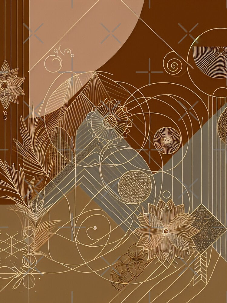 Boho Abstract Background - 12 by Acabee T-Shirts, Hoodie, Sweatshirt | BlankRebels.com (Image 2)