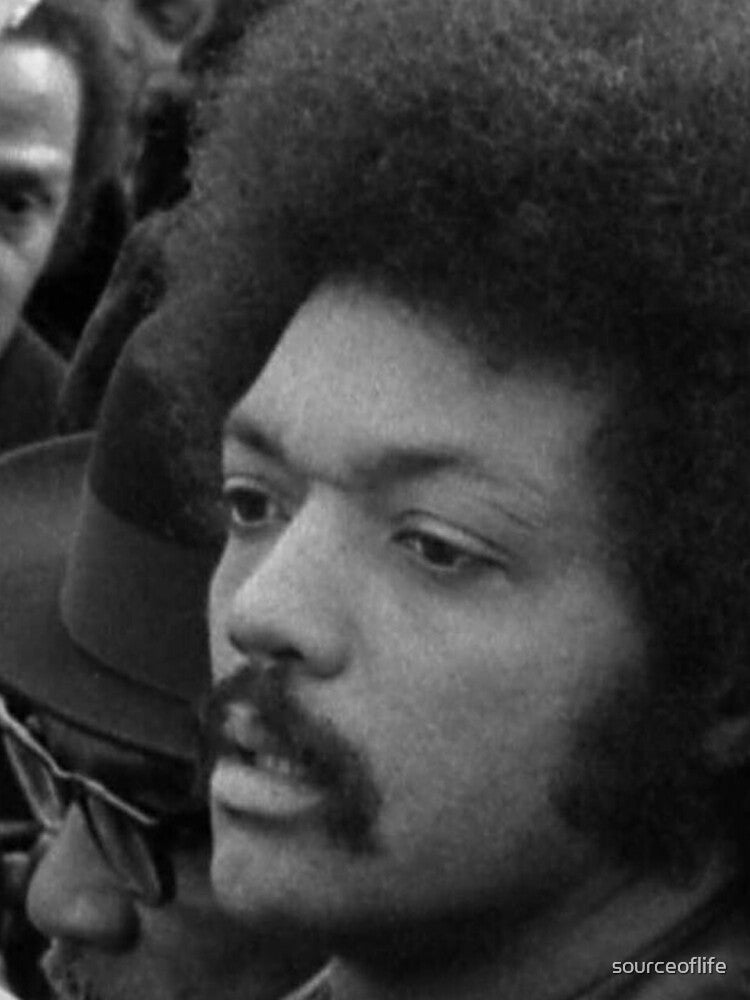 Jesse Jackson participating in a rally, January 15, 1975 by sourceoflife T-Shirts, Hoodie, Sweatshirt (Image 2)