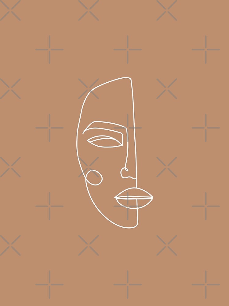 Face Minimal Boho by Valeria-Art T-Shirts, Hoodie, Sweatshirt | BlankRebels.com (Image 2)