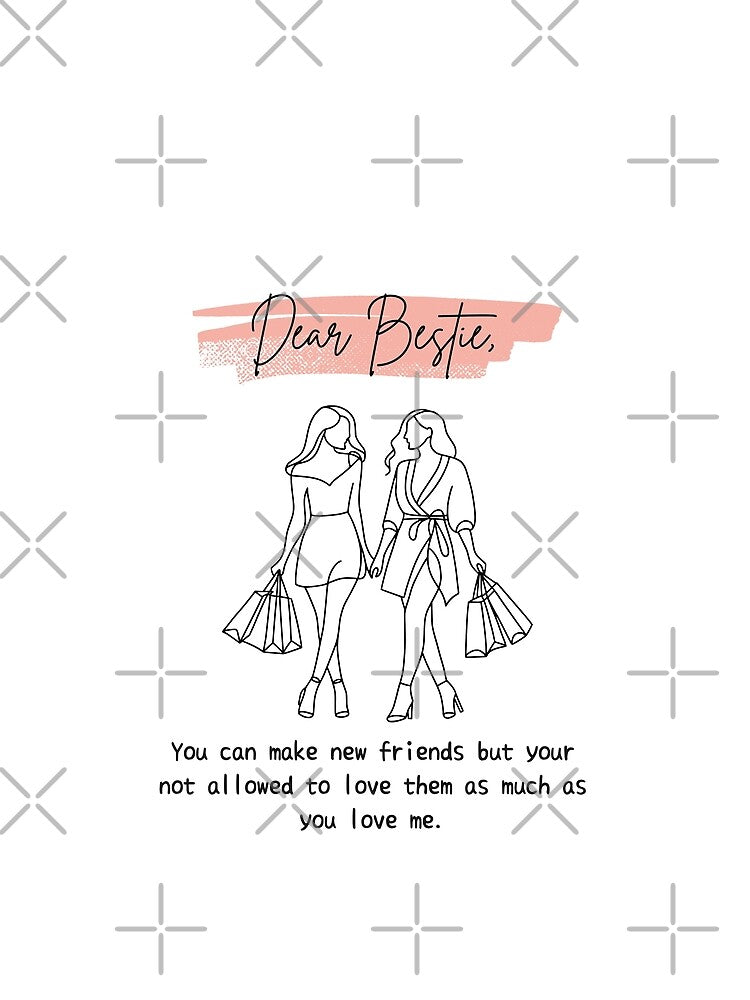 Dear Bestie!! T - Shirt by Aniwhisper240 Hoodie, Sweatshirt | BlankRebels.com (Image 2)