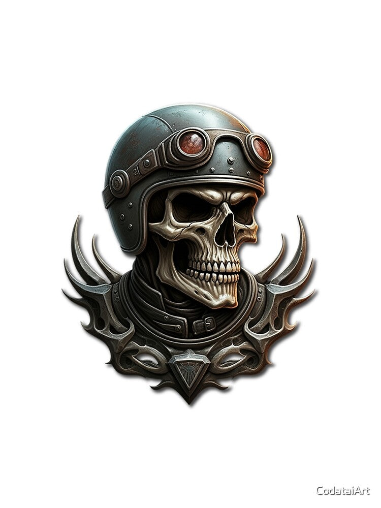 Rider Skull by CodataiArt T-Shirts, Hoodie, Sweatshirt | BlankRebels.com (Image 2)