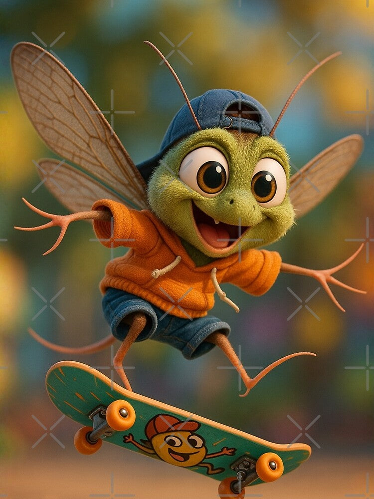 Skater Mayfly by Sillytoe T-Shirts, Hoodie, Sweatshirt | BlankRebels.com (Image 2)