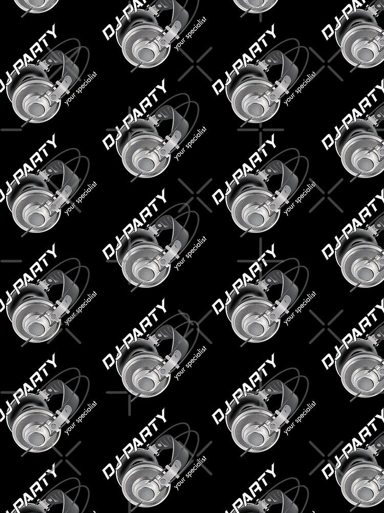 DJ Headphones, Party Specialist, Party lover pattern by coffeeapparel T-Shirts, Hoodie, Sweatshirt (Image 2)