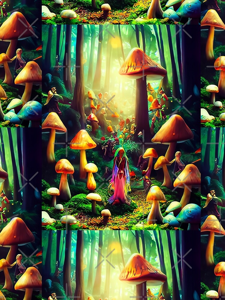 Mushroom Forest by RezStyleCreator T-Shirts, Hoodie, Sweatshirt | BlankRebels.com (Image 2)