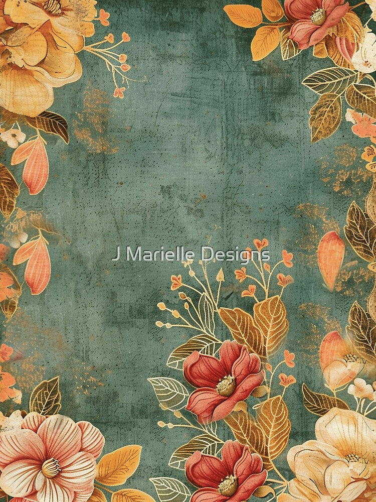 Vintage Boho Floral 12 by J Marielle Designs