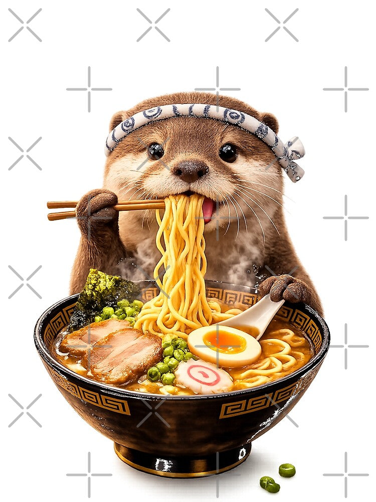 Otterly amazing ramen! by DGS Creative Designs T-Shirts, Hoodie, Sweatshirt | BlankRebels.com (Image 2)