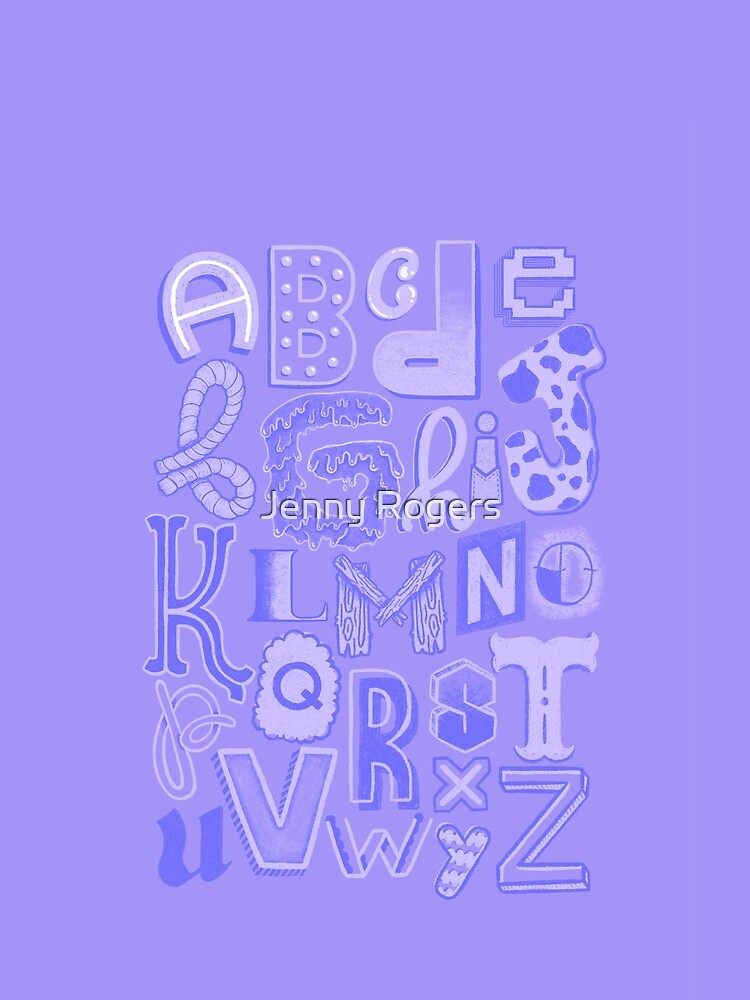Lettering Print by Jenny Rogers T-Shirts, Hoodie, Sweatshirt | BlankRebels.com (Image 2)