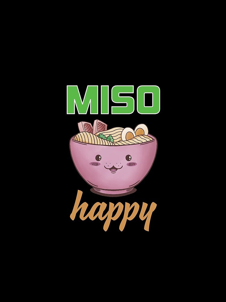 Miso Happy Japanese Food Ramen by patternprint1 T-Shirts, Hoodie, Sweatshirt | BlankRebels.com (Image 2)