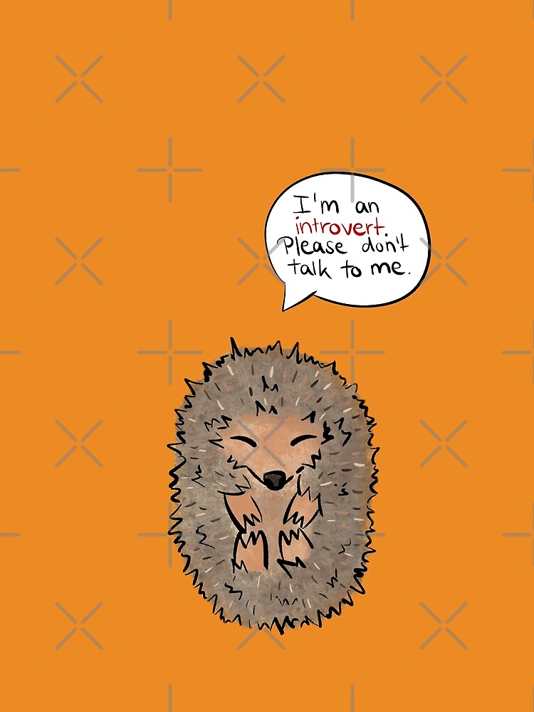 Introvert Hedgehog by ColorHurricane
