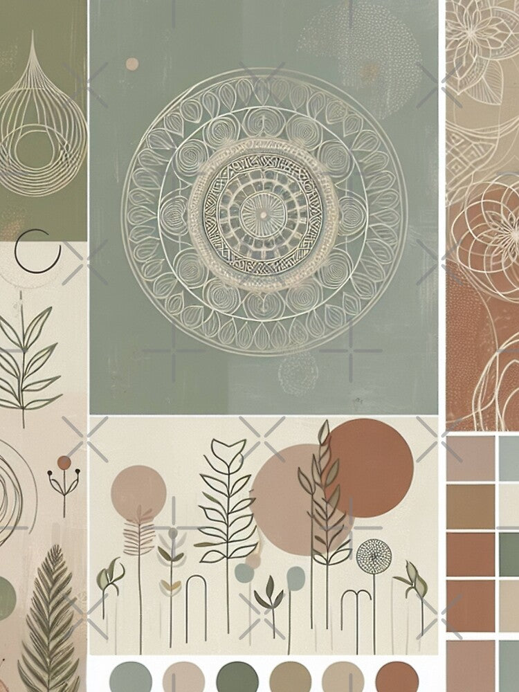Boho Abstract Background - 22 by Acabee T-Shirts, Hoodie, Sweatshirt | BlankRebels.com (Image 2)