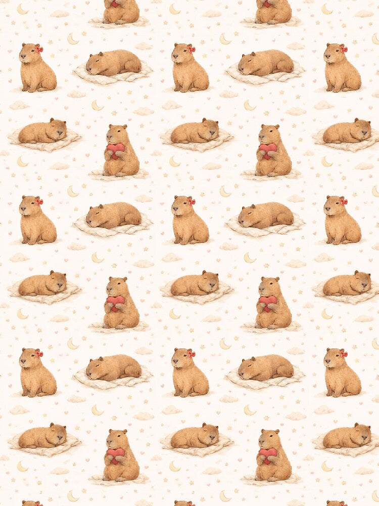 Valentine Capybara Cozy Valentine Pattern by Meandmyshop T-Shirts, Hoodie, Sweatshirt | BlankRebels.com (Image 2)
