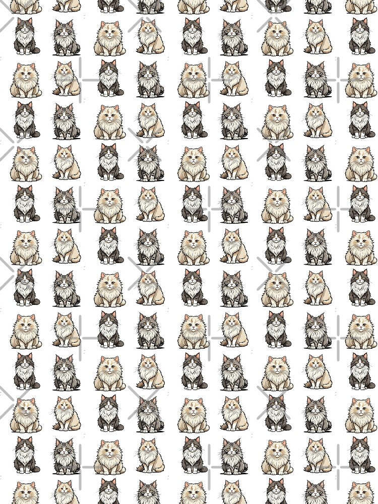 Norwegian Forest Cats by TheAnimalZ00 T-Shirts, Hoodie, Sweatshirt | BlankRebels.com (Image 2)