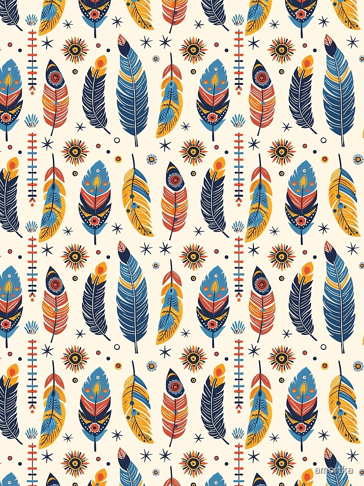 Boho Chic Cute Pattern Pillow by amortka T-Shirts, Hoodie, Sweatshirt | BlankRebels.com (Image 2)