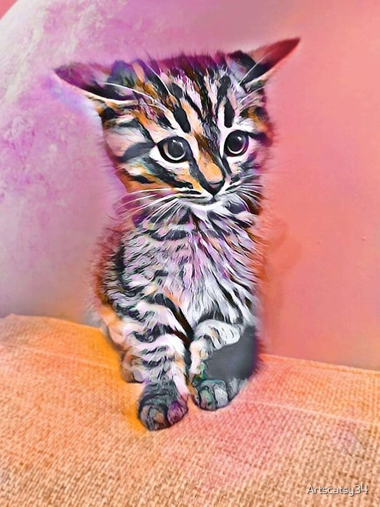 Le chaton et le pinceau by Artscatsy34