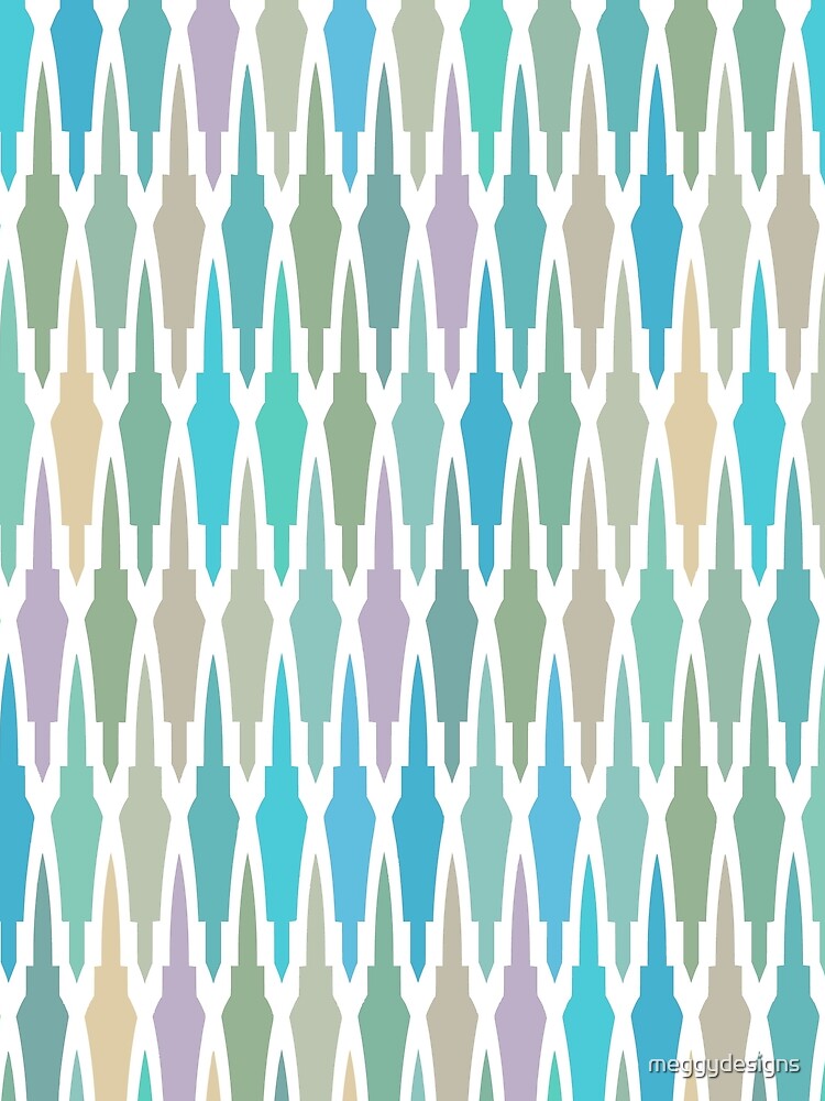 Boho Decor, Moroccan Pattern, Teal, Aqua, Gold, Lavender by meggydesigns T-Shirts, Hoodie, Sweatshirt (Image 2)