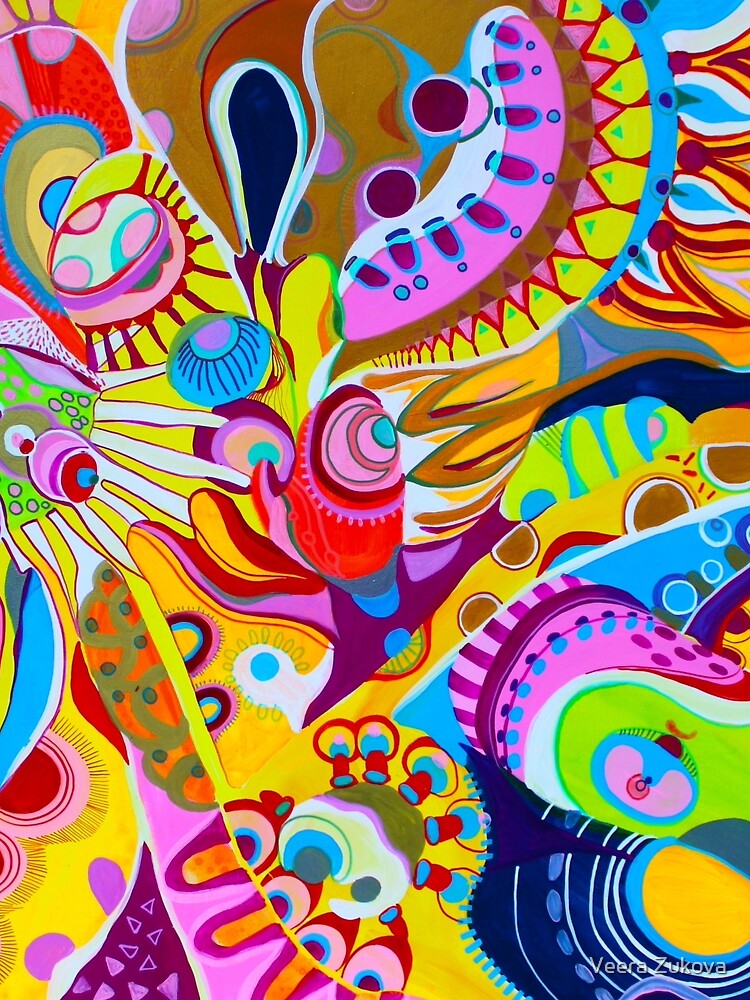 734. Vibrant Abstract Celebration of Love by Veera Zukova T-Shirts, Hoodie, Sweatshirt | BlankRebels.com (Image 2)