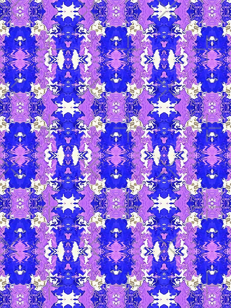 Precision Damage Blue Purple White Brown Pattern by Sector18 T-Shirts, Hoodie, Sweatshirt | BlankRebels.com (Image 2)