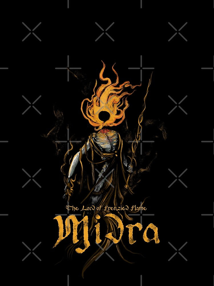 Midra Lord of the Frenzied Flame - Fan Art by trentnin
