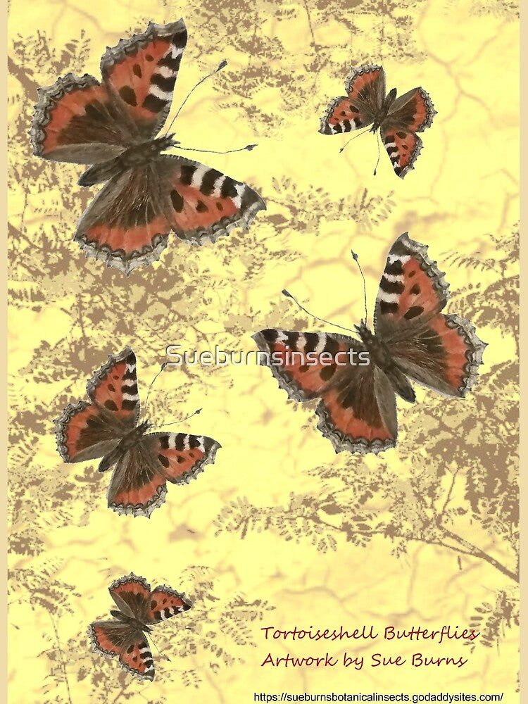 Tortoiseshell Butterflies by Sueburnsinsects T-Shirts, Hoodie, Sweatshirt | BlankRebels.com (Image 2)