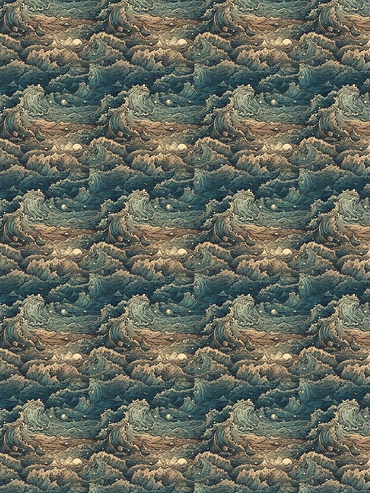 abstract ocean by technotaku T-Shirts, Hoodie, Sweatshirt | BlankRebels.com (Image 2)