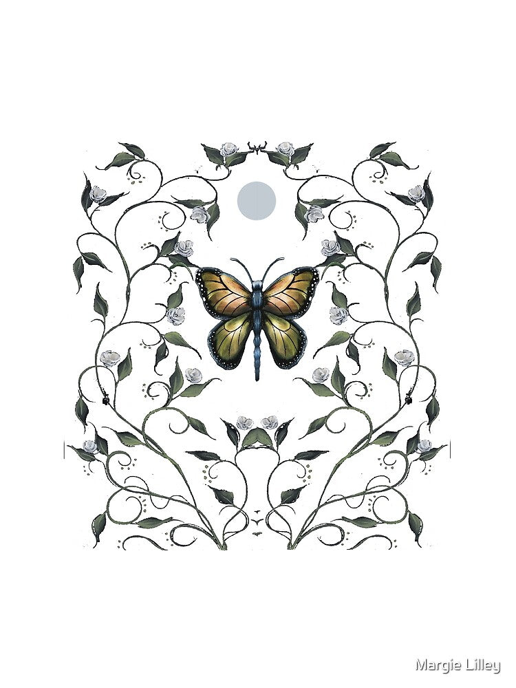 Fox and Butterfly by Margie-Lilley T-Shirts, Hoodie, Sweatshirt | BlankRebels.com (Image 2)