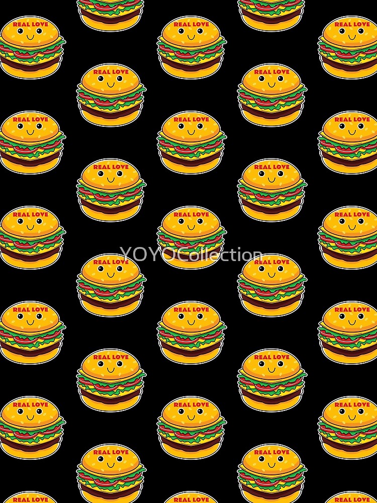Burger Real Love by YOYOCollection T-Shirts, Hoodie, Sweatshirt | BlankRebels.com (Image 2)