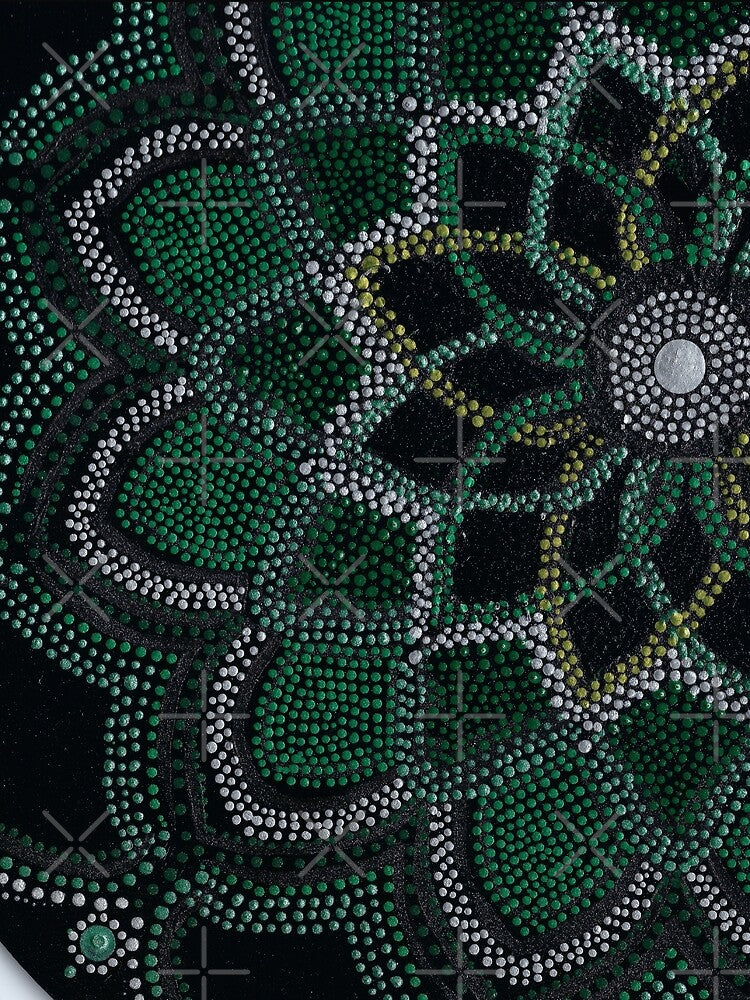 Peaceful Green and silver Mandala 2 by ElexisND T-Shirts, Hoodie, Sweatshirt | BlankRebels.com (Image 2)