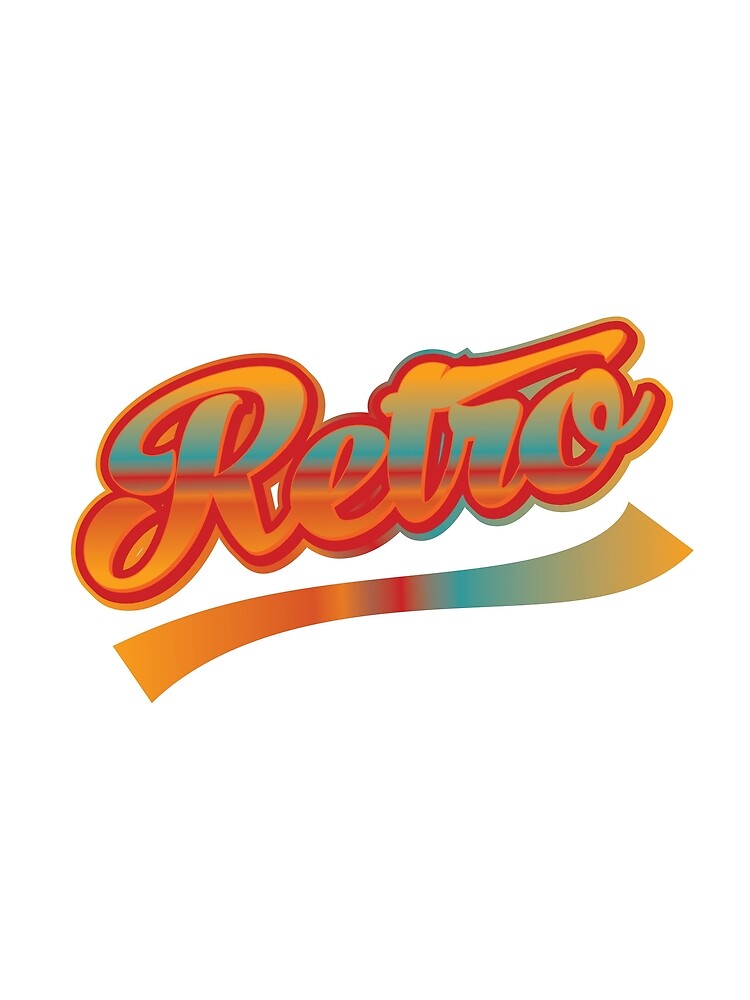 Retro Vibes – Colorful Vintage Typography Design by CreativeDuo0