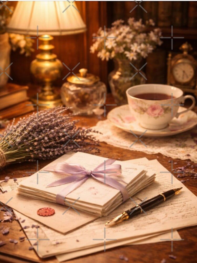 Lavender Letters Desk – Poetic Stillness by ArtFreshStudio T-Shirts, Hoodie, Sweatshirt | BlankRebels.com (Image 2)
