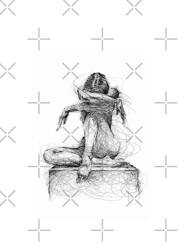 Drawing of woman figure by h-and-c T-Shirts, Hoodie, Sweatshirt | BlankRebels.com (Image 2)