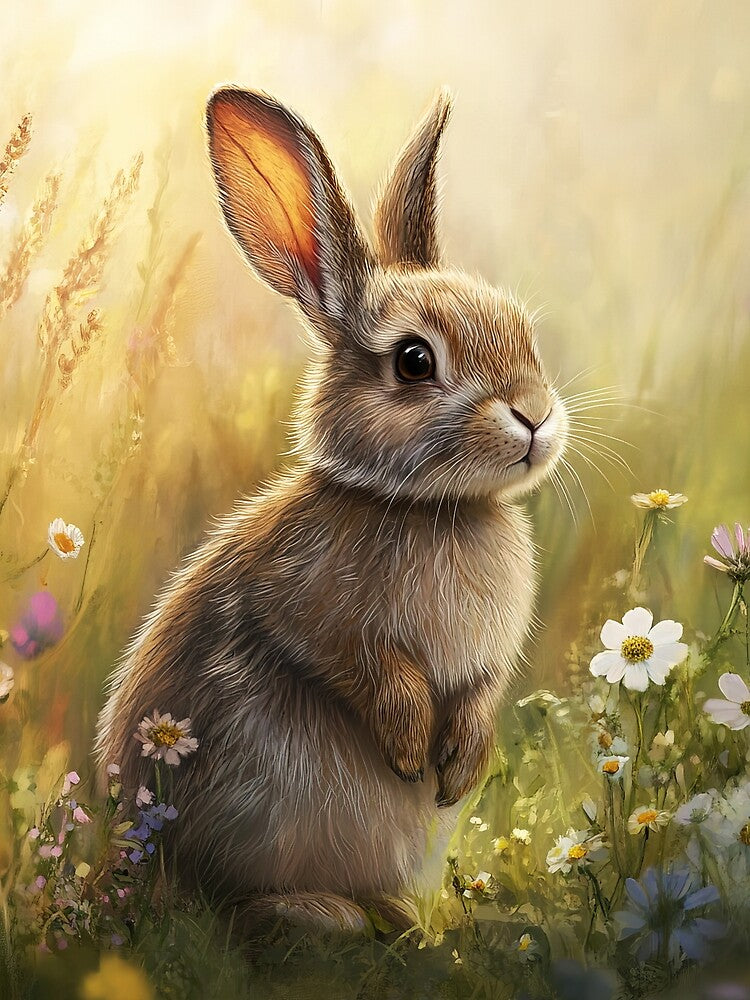 Cute bunny in Spring time - Wildlife photo by TheArtistOf2022 T-Shirts, Hoodie, Sweatshirt | BlankRebels.com (Image 2)