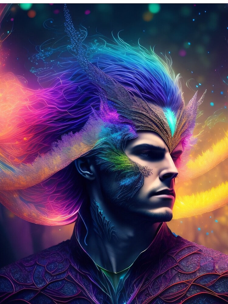 rainbow-man forest by Kosm1kuniverse T-Shirts, Hoodie, Sweatshirt | BlankRebels.com (Image 2)