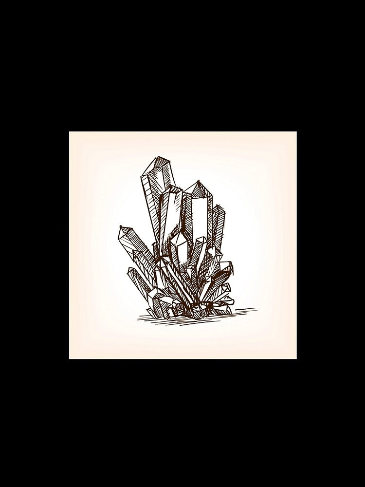 Crystals Sketch Style by seanqtoddj T-Shirts, Hoodie, Sweatshirt | BlankRebels.com (Image 2)