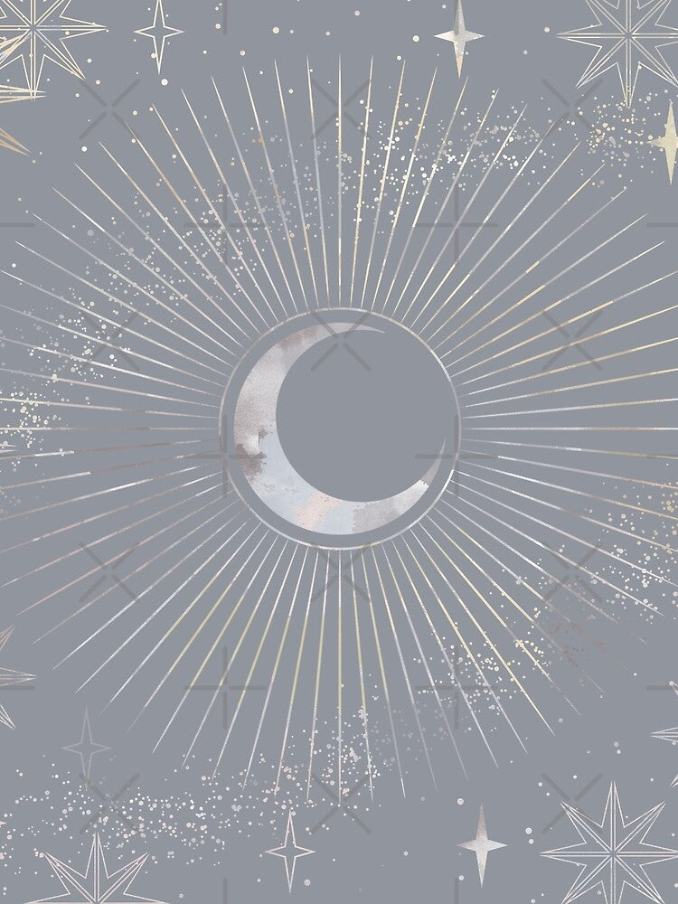 Pale Moon and Stars by Moon Fern Vintage T-Shirts, Hoodie, Sweatshirt | BlankRebels.com (Image 2)