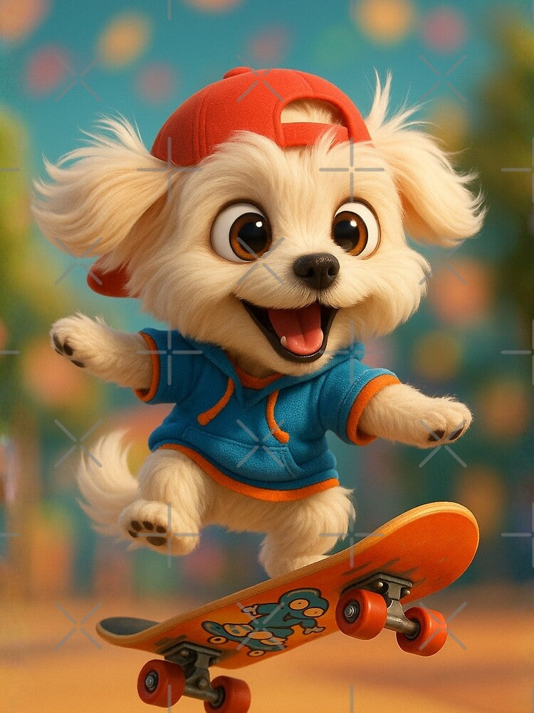 Skater Maltese by Sillytoe T-Shirts, Hoodie, Sweatshirt | BlankRebels.com (Image 2)
