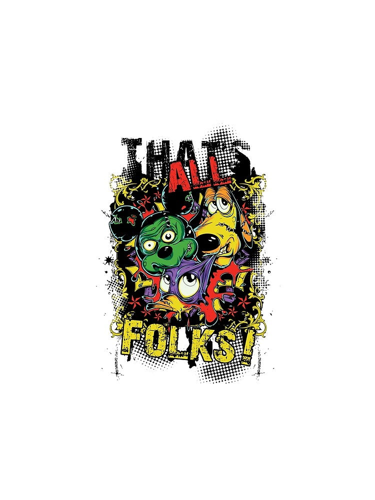 Colorful zombie cartoon animal, colorful zombie animal, zombie animal with quotes by GreyStanzione1 T-Shirts,... (Image 2)