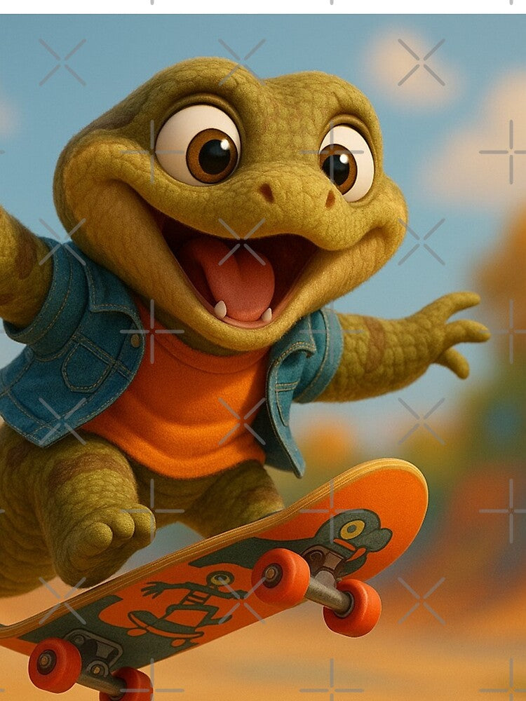 Skater Palaeophis Snake by Sillytoe T-Shirts, Hoodie, Sweatshirt | BlankRebels.com (Image 2)