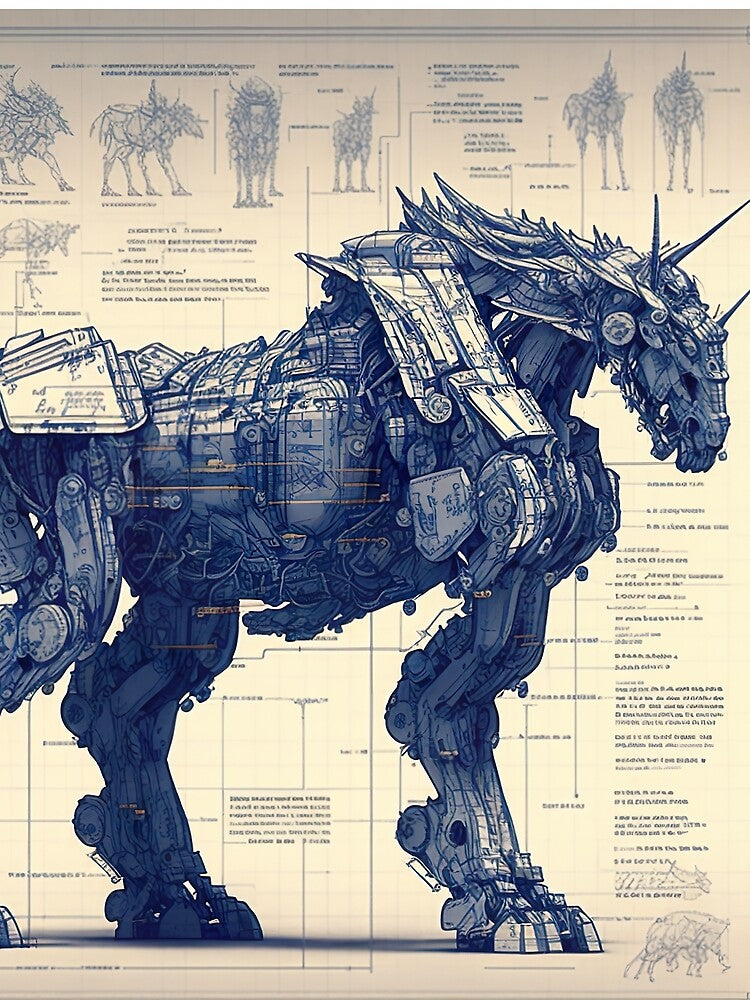 The Imaginary Unicorn - One-of-a-Kind Prototype by Papouilles T-Shirts, Hoodie, Sweatshirt | BlankRebels.com (Image 2)